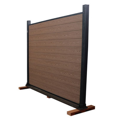 Outdoor Wpc Privacy Fence Panels Plastic Wood Composite Not Vinyl Decorative 1.8m X 1.8m