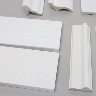 Light Weight Decorative Skirting Board Flexible Polyurethane PU Injection Foam