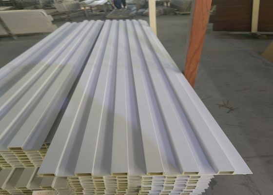 Wooden Grain PVC WPC Wall Panel Fluted Wall Panels WPC 3D Wall Panel
