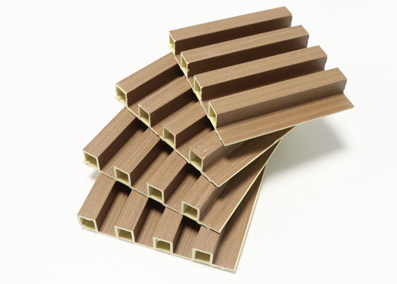 Wood Composite Interior Waterproof Fluted Wall Panels WPC Wall Panel Clading