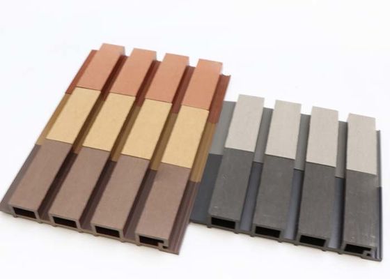160x24mm Exterior WPC Wall Panel Hollow Wood Plastic Composite Wall Board