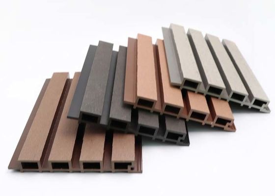 160x24mm Exterior WPC Wall Panel Hollow Wood Plastic Composite Wall Board