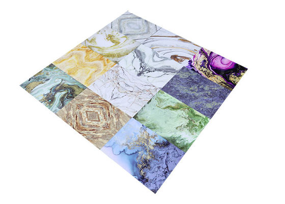 High Glossy Printing PVC Marble Sheet For Wall Decoration