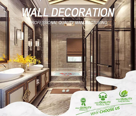 High Glossy Printing PVC Marble Sheet For Wall Decoration
