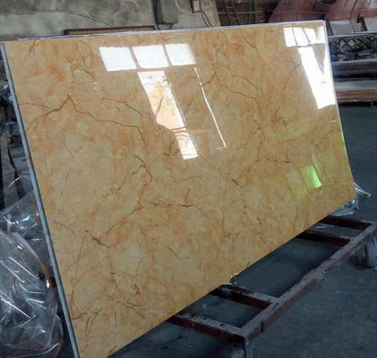 Marble Alternative Interior Decorative PVC UV Marble Sheet 1220x2800x3mm