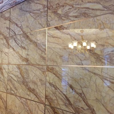 Marble Alternative Interior Decorative PVC UV Marble Sheet 1220x2800x3mm