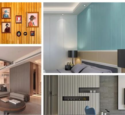 waterproof Interior WPC Wall Panel for Indoor Wall Decoration Easy Installation and Maintenance Free