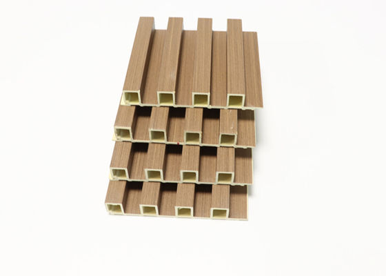Quick Install Fireproof WPC Wall Panel Cladding For Interior Decoration 192mm x 14mm