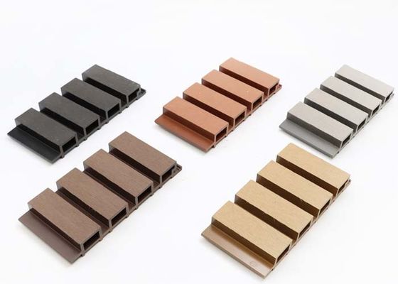 Exterior 3D Wall Panel 140mm - 160mm Wooden Grain WPC Wall Siding
