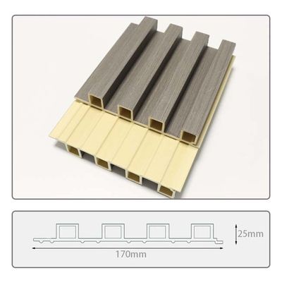 Wood Substitute WPC Louvered Fluted Wall Panels Elegant Versatile