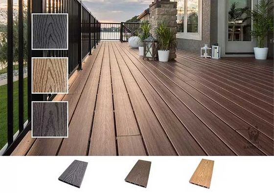 Wood Plastic Composite Wood Exterior Wall Panel WPC Wall Cladding PE Co Extrusion