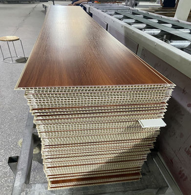 Decorative Laminate Wood PVC Ceiling Panels 25cm Plastic Wall Panel Interior