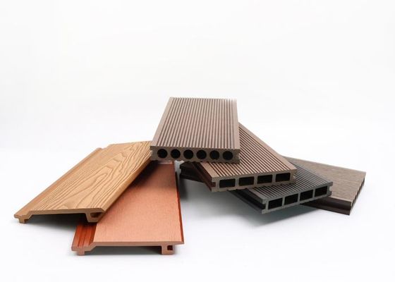 Plastic Crack Resistant WPC Decking WPC Terrace Board 140x25x2900