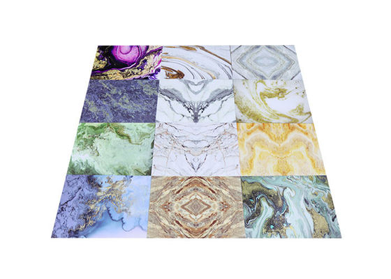 1220x2800mm PVC Marble Sheet Interior Decorative High Glossy For Bathroom