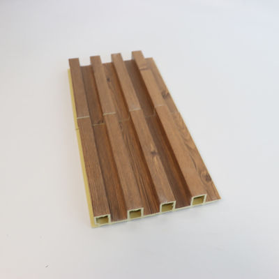 Fluted Interior WPC Wall Panel Indoor Decor Wood Plastic Composite PVC Coating Cladding