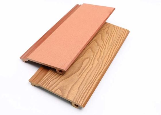 Outdoor Wood Plastic Composite Wall Panel 26mm Decoration Cladding Exterior Wall Panels