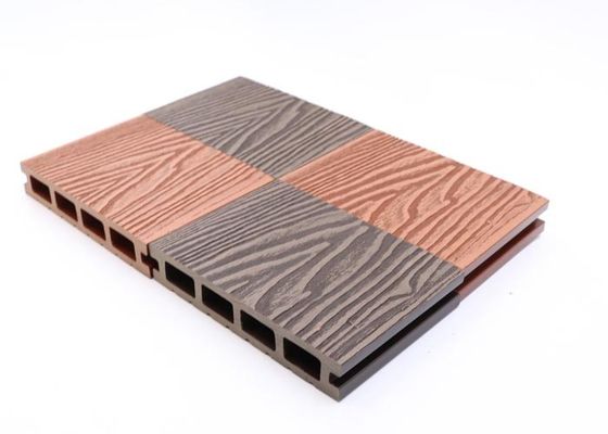Waterproof Non Slip Outdoor WPC Decking Wood Flooring Plastic Decking