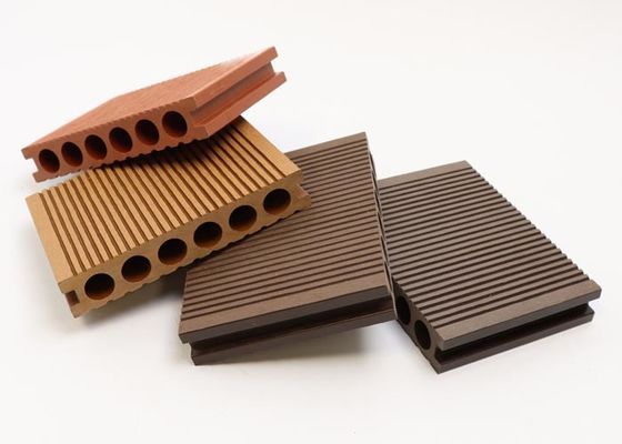 Waterproof Non Slip Outdoor WPC Decking Wood Flooring Plastic Decking