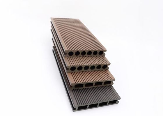 140x25mm Co Extrusion WPC Decking Recycled Wood Plastic Composite Flooring