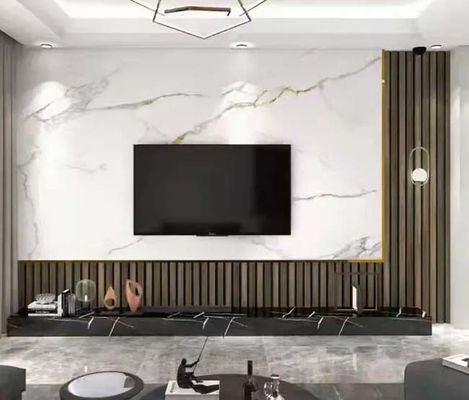 WaterProof Soundproof Fluted PS Wall Panels Easy Installation Wood Plastic Composite