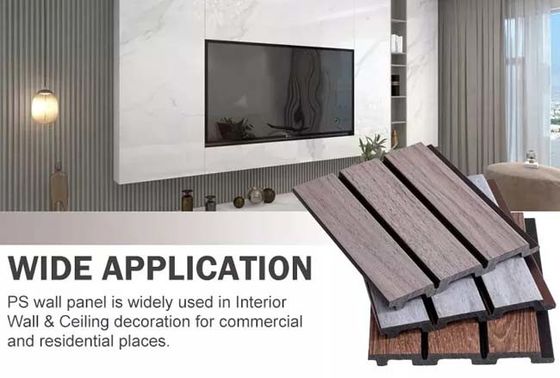 Home Decoration Waterproof Polystyrene Wall Panel Customized PS Wall Cladding