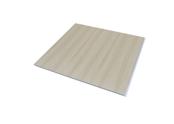 Indoor Wood PVC Ceiling Panel Plastic Composite PVC Coating Cladding Fluted Wall Board