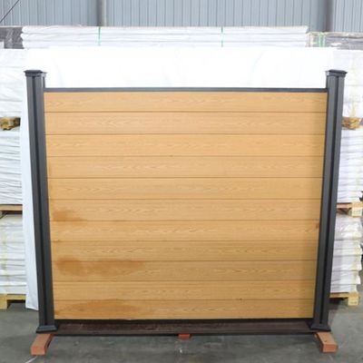 Lightweight Wpc PU Stone Fence Panel Faux Polyurethane 3D Wall Board