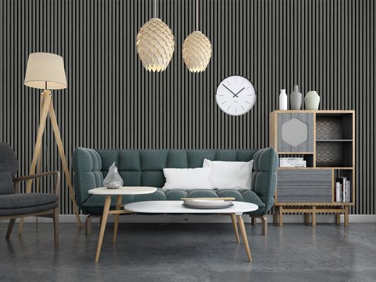 21*600*2400mm Soundproof Acoustic Fluted Board Panel For Interior Decoration