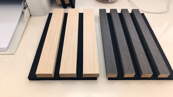 12mm Thickness Acoustic Board Panel Wood Slat Wall Panel For Home Decoration