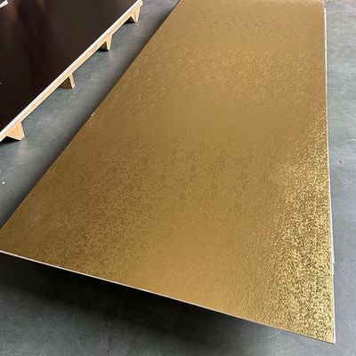 Bamboo Charcoal Wood Veneer Wall Panel UV Coating WPC Metal Board