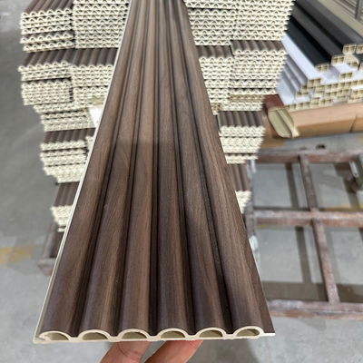 WPC Wooden Grain Laminated Indoor Wpc Wall Panel For Interior Decoration