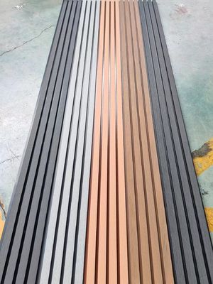 Modern WPC Wall Panels with Wood Grain Texture for Exterior Decoration