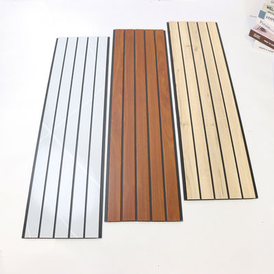Waterproof PVC Fluted Wall Panel PVC Sheet PVC Wall Cladding for Living Room Bedroom Commercial Use PVC Wall Panel