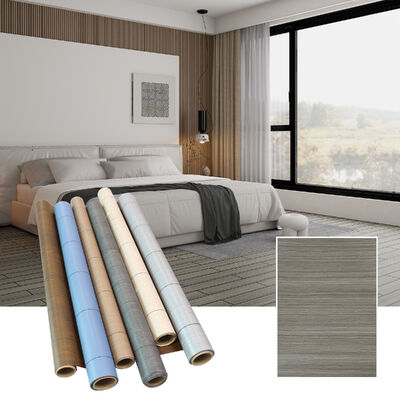 Slip Resistant 0.3mm Pvc Vinyl Flooring Roll Surface Floor Decal Easy To Clean And Maintain