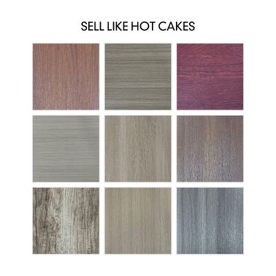 Premium Self-Adhesive Vinyl Flooring Sticker With Realistic Wood Or Tile Patterns For Quick Easy Home Decor Upgrade