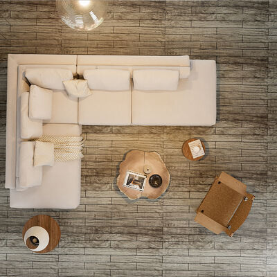 Waterproof Peel And Stick PVC Flooring Sticker For DIY Enthusiasts Seeking