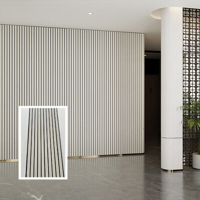 Superior Moisture Rot Resistance PVC Fluted Wall Panel Used in restaurants hospitals laboratories