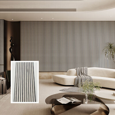 Superior Moisture Rot Resistance PVC Fluted Wall Panel Used in restaurants hospitals laboratories