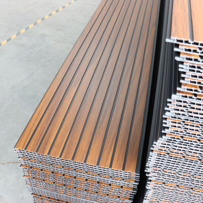 Superior Moisture Rot Resistance PVC Fluted Wall Panel Used in restaurants hospitals laboratories