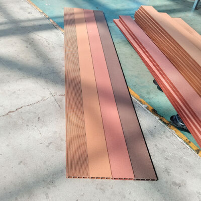 Outdoor WPC Wall Panel System Waterproof Wood Plastic Composite for Exterior Wall Cladding