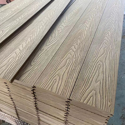 Outdoor WPC Wall Panel System Waterproof Wood Plastic Composite for Exterior Wall Cladding