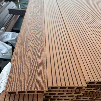 Outdoor WPC Wall Panel System Waterproof Wood Plastic Composite for Exterior Wall Cladding