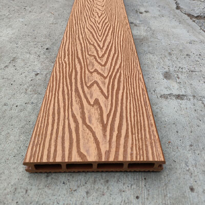 Long-Life Outdoor WPC Decking | Waterproof Composite Wood Plastic Floor with Hollow Core Design