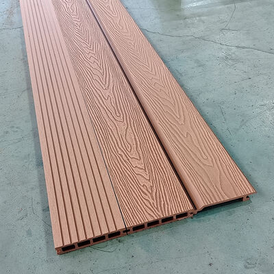 Easy Install Outdoor WPC Decking | Waterproof Hollow Composite Wood Plastic Flooring for Garden Use