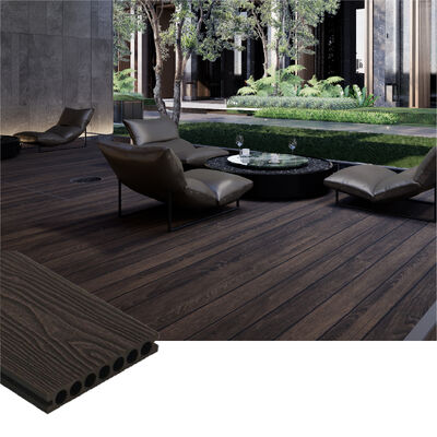 Premium Outdoor WPC Composite Decking | Solid Waterproof Wood Plastic Flooring with Modern Surface Finish