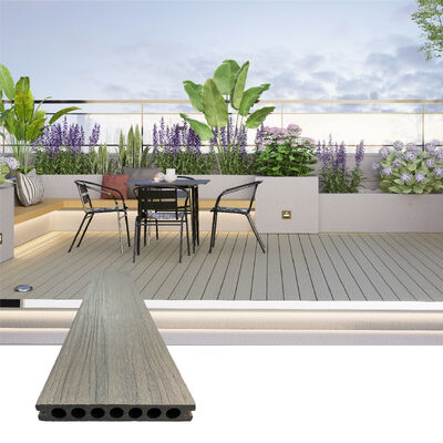 Durable Outdoor WPC Decking | Hollow Structure Waterproof Composite Flooring for Garden & Landscape Use