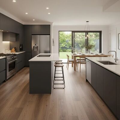 Waterproof Spc 5mm Rigid Vinyl Floating Floor 20mil Wear Layer Click Lock Plank