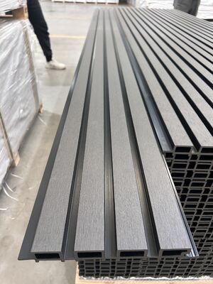 Best Selling Fireproof Wpc Wood Composite  219x26 Outdoor Wall Panel Cladding Co Extrusion Style