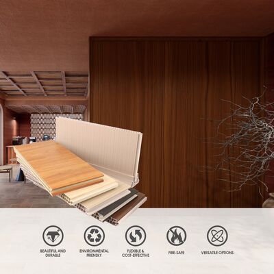 PVC Partition Wall Panel Interior Decorative Divider Board For Commercial Office Use