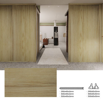 Waterproof Fireproof Moisture Proof PVC Partition Panel Wall Panel For Indoor Space Division